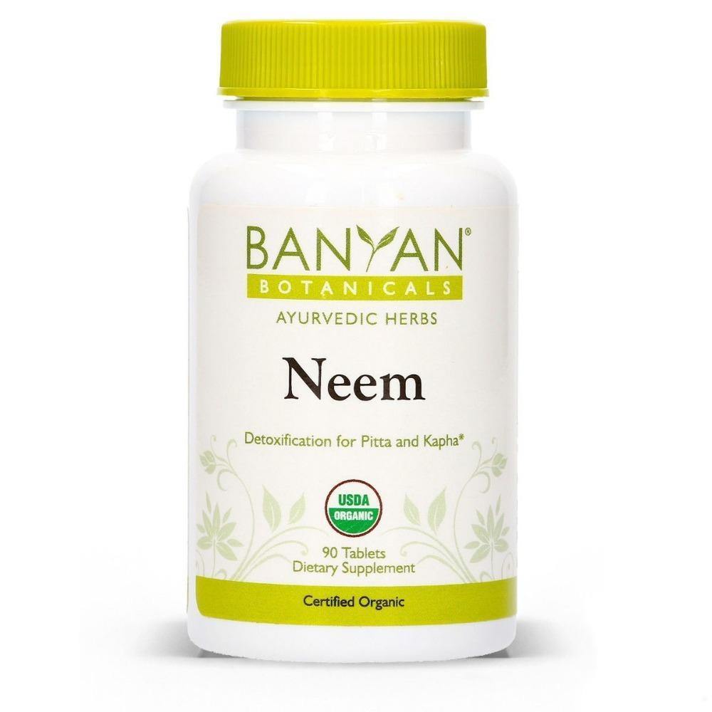 Banyan Botanicals Neem, Organic 90 Tabs 2 Pack - VitaHeals.com