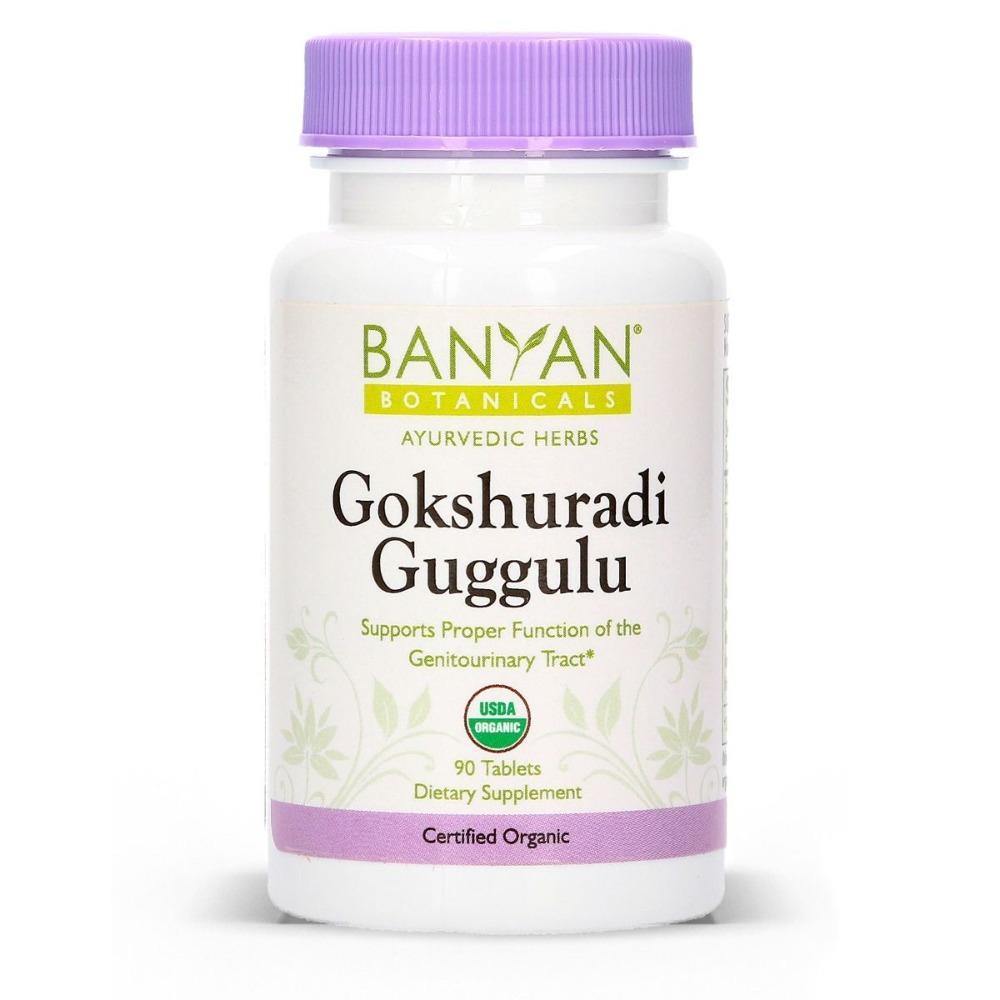 Banyan Botanicals Gokshuradi Guggulu 300 Mg 90 Tabs - VitaHeals.com