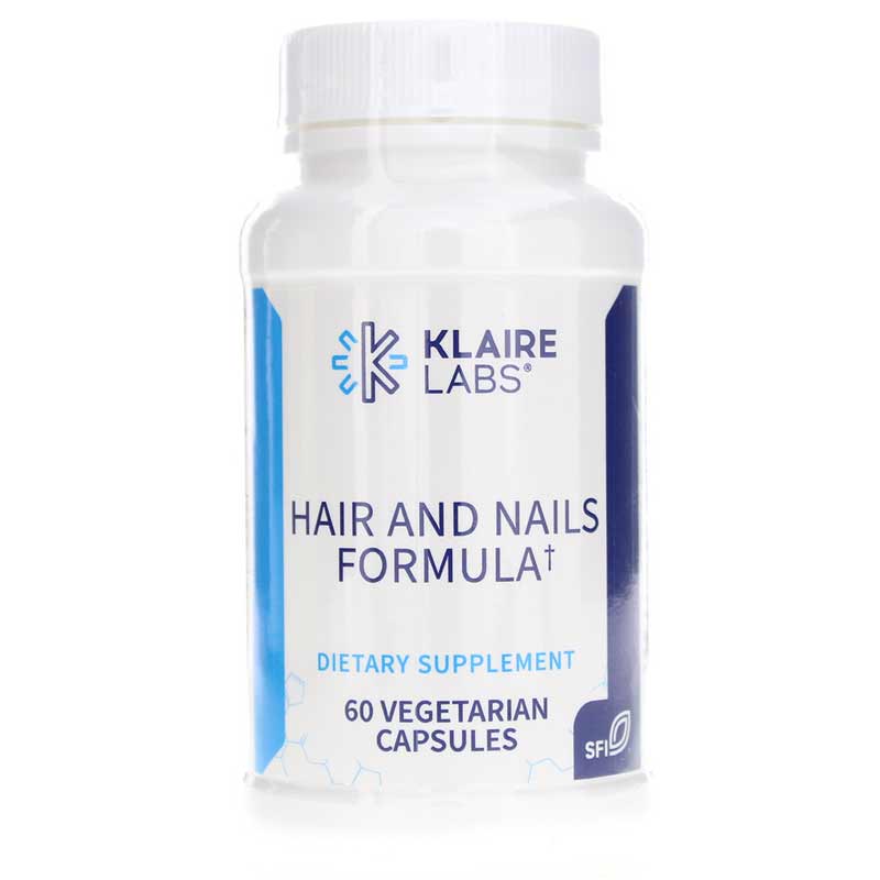 Klaire Labs Hair and Nails Formula 60 Veg Capsules
