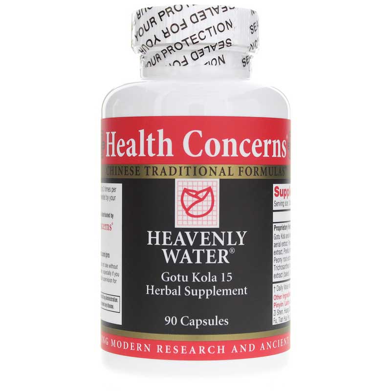 Health Concerns Heavenly Water Gotu Kola 15 90 Capsules