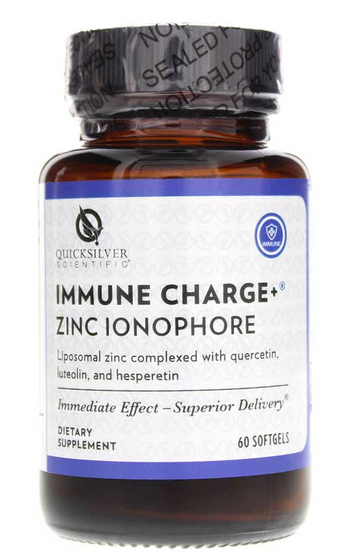 Quicksilver Scientific Immune Charge+ Zinc Ionophore 60 Soft Gels