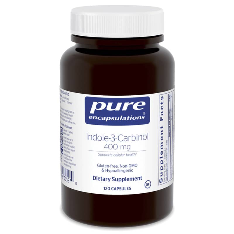 Pure Encapsulations Indole-3-Carbinol 400 Mg 120 Capsules