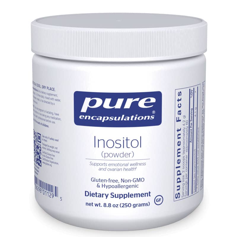 Pure Encapsulations Inositol Powder 250 Grams