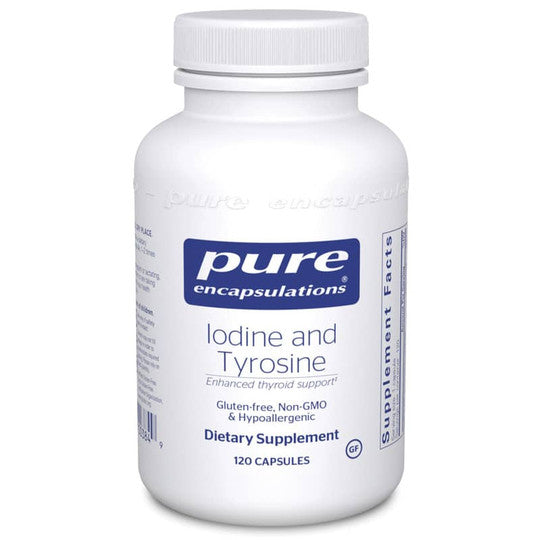 Pure Encapsulations Iodine and Tyrosine 120 Capsules