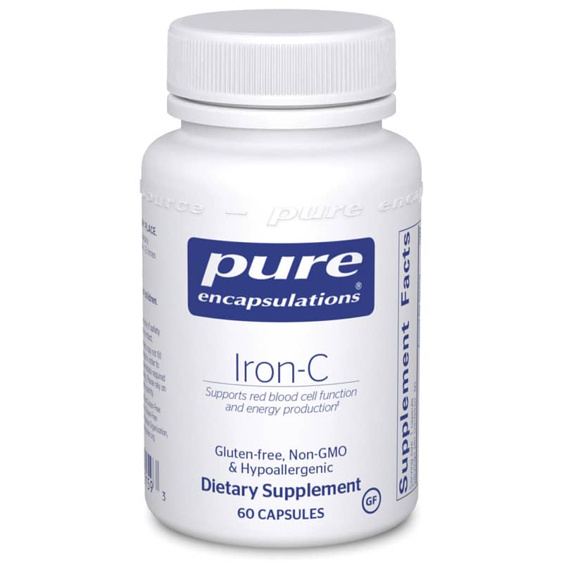 Pure Encapsulations Iron-C 60 Capsules