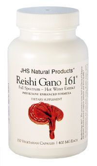 JHS Natural Products Reishi Gano 161 400mg 150 Capsules