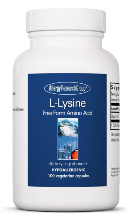 Allergy Research Group L-Lysine 100 Capsules