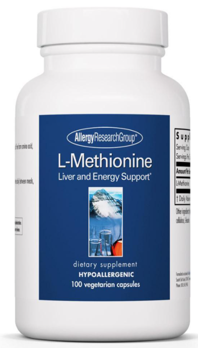 Allergy Research Group L-Methionine 100 Capsules