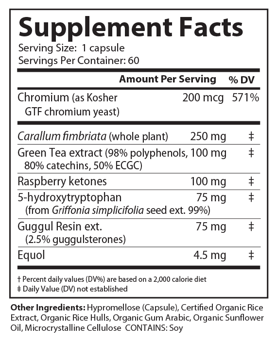 DesBio EquolSLIM 60 Vegetable Capsules