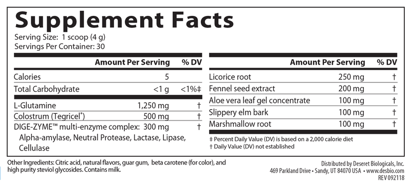 Desbio Intestinal Restore Dietary Supplement 4.4 oz INTR - VitaHeals.com