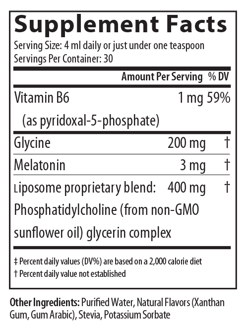 DesBio Liposomal Melatonin 4 fl oz