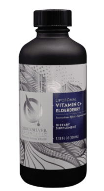 Quicksilver Scientific Liposomal Vitamin C+ Elderberry 100 mL