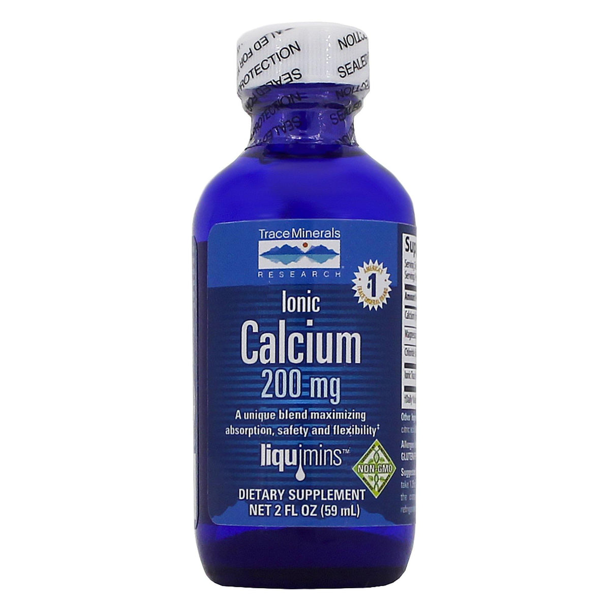 Trace Minerals Research Ionic Calcium 200 Mg 2 Ounce Trace Minerals - VitaHeals.com