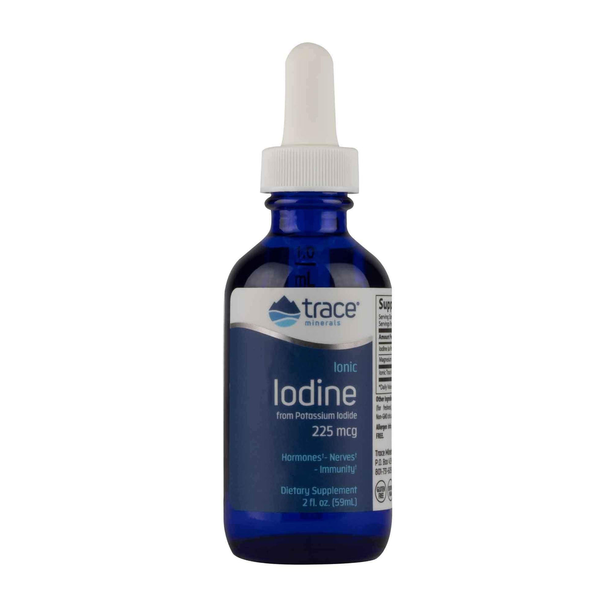 Trace Minerals Research Ionic Iodine 225 Mcg 2 Oz - VitaHeals.com