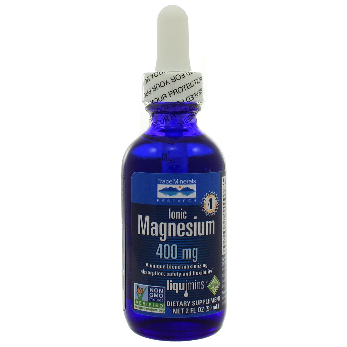 Trace Minerals Research Ionic Magnesium 400 Mg 2 Oz. Trace Minerals - VitaHeals.com