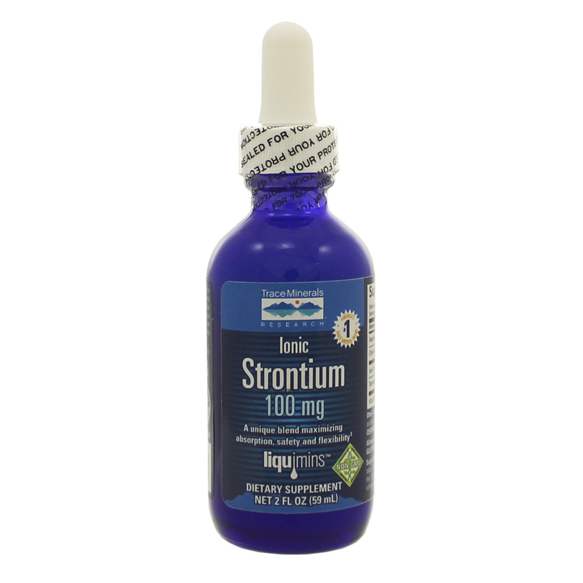 Trace Minerals Research Ionic Strontium 100Mg 2 Ounces Trace Minerals - VitaHeals.com