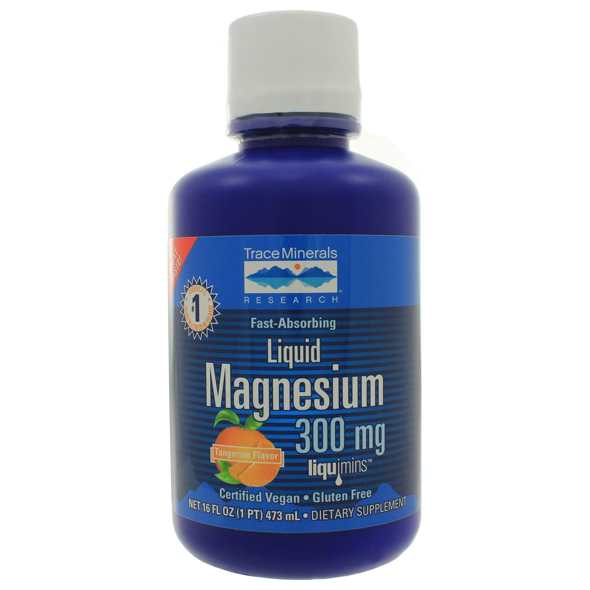 Trace Minerals Research Liquid Magnesium 300Mg 16 Ounces - VitaHeals.com