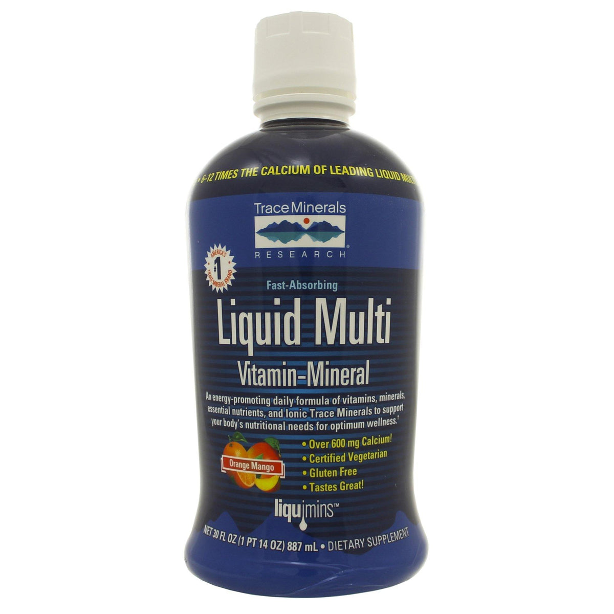 Trace Minerals Research Liquid Multi Vitamin-Mineral 30 Oz - VitaHeals.com