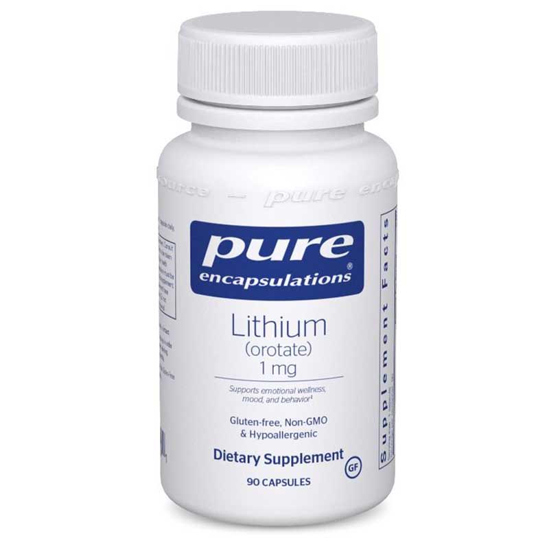 Pure Encapsulations Lithium (orotate) 1 Mg 90 Capsules
