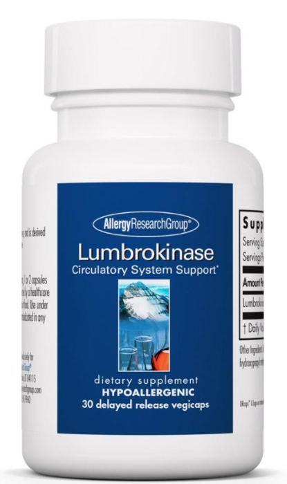 Allergy Research Group Lumbrokinase 60 Capsules