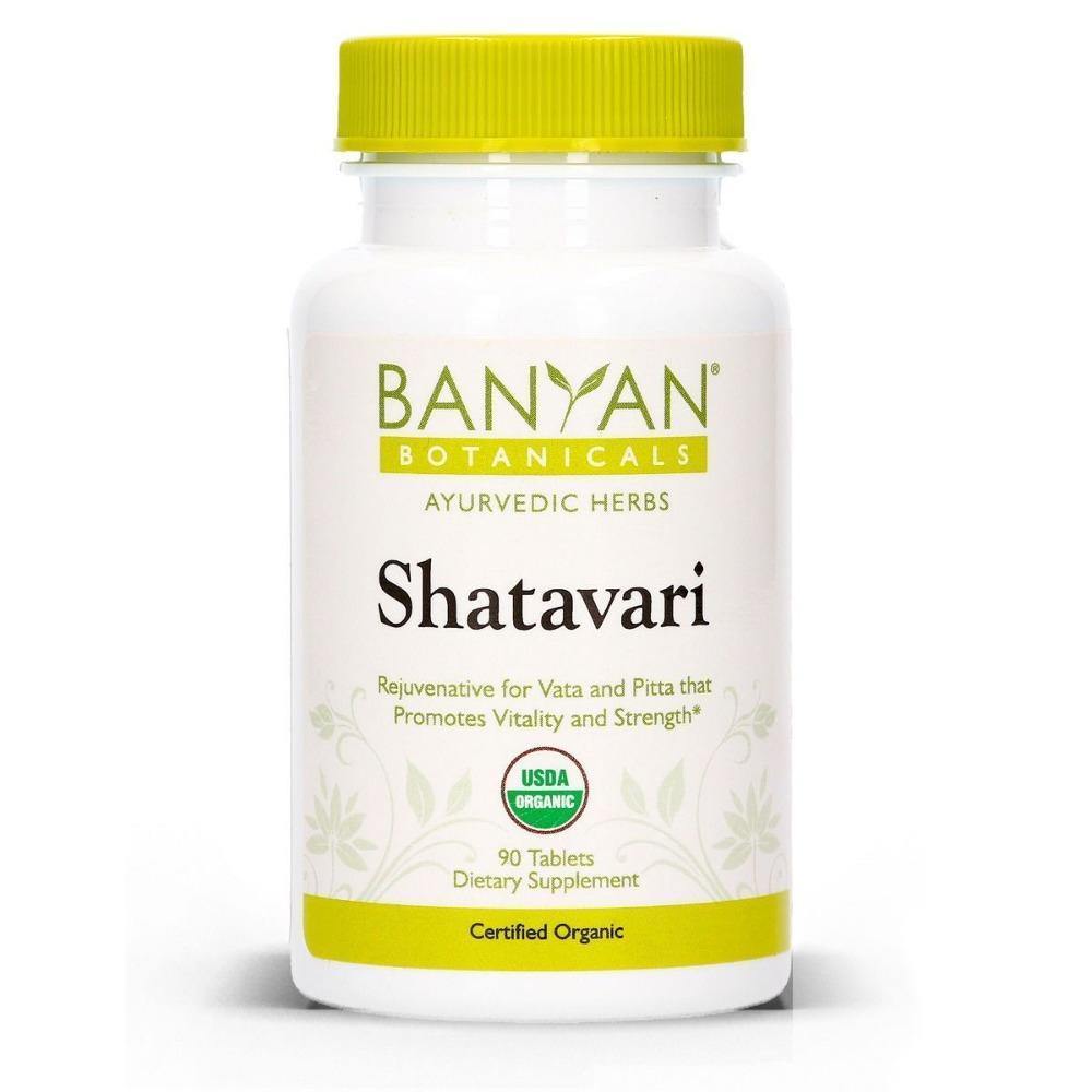 Banyan Botanicals Shatavari, Organic 90 Tabs 2 Pack - VitaHeals.com