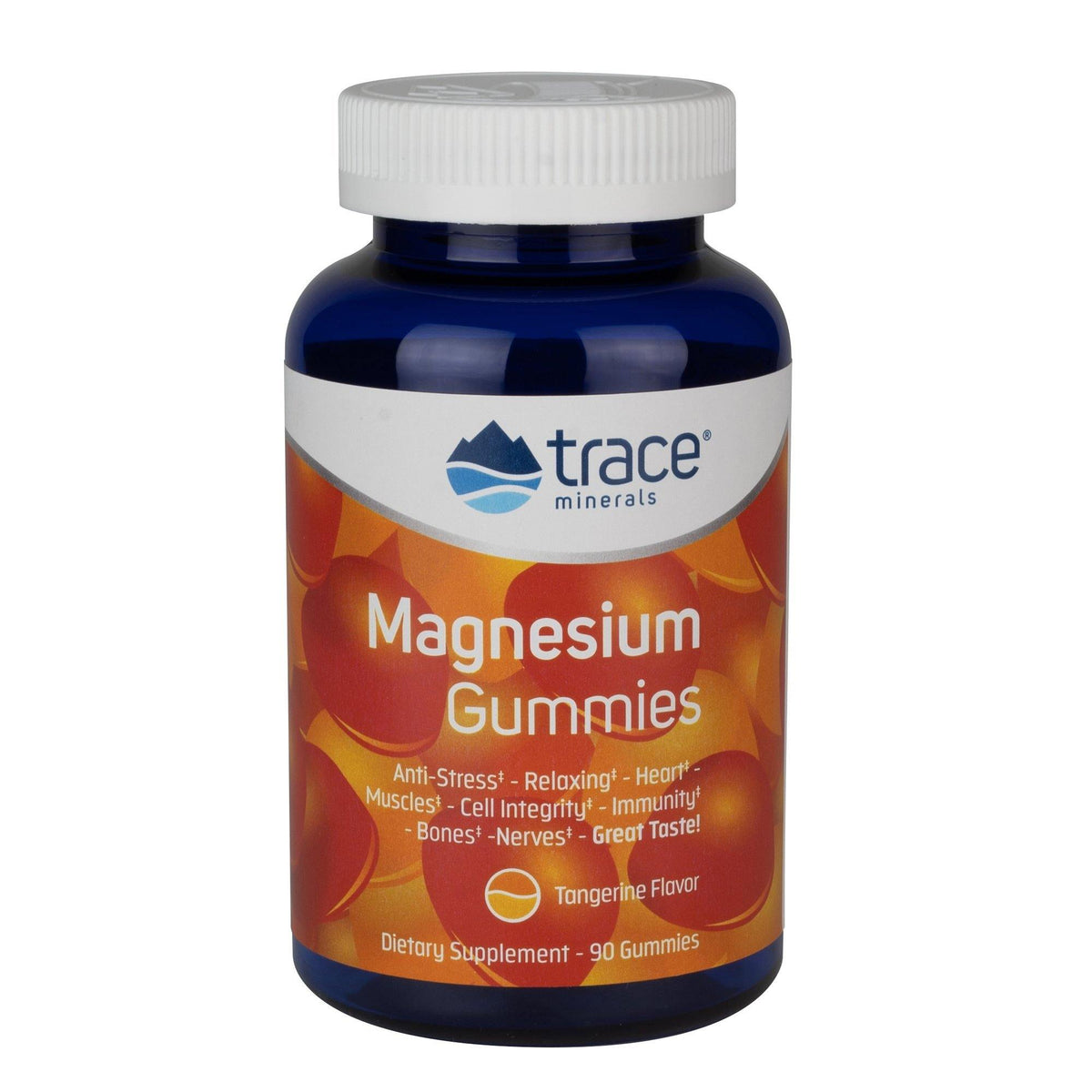 Trace Minerals Research Magnesium Gummies Tangerine 120 Gummies - VitaHeals.com