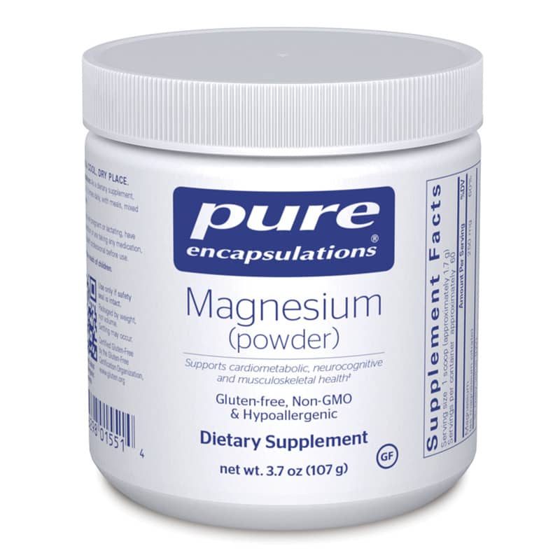 Pure Encapsulations Magnesium Powder 107 Grams