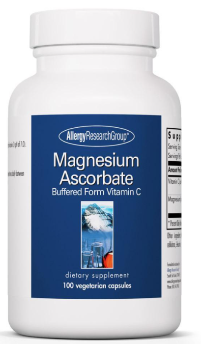 Allergy Research Group Magnesium Ascorbate 100 Capsules