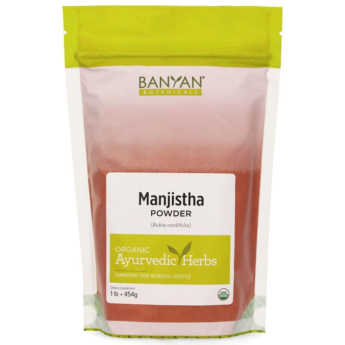 Banyan Botanicals Manjistha Powder 1 Lb 2 Pack - VitaHeals.com