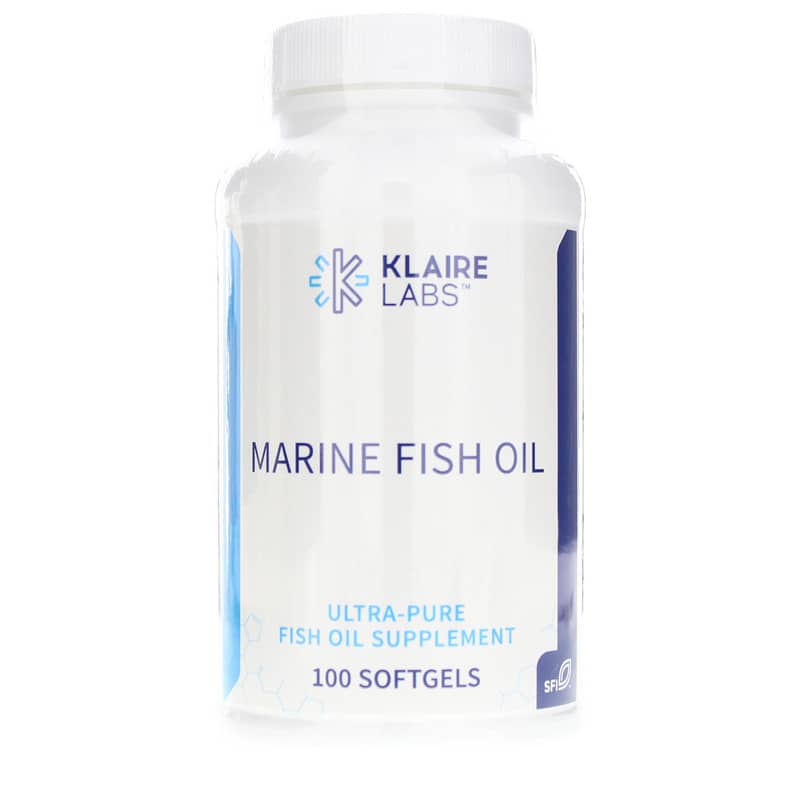 Klaire Labs Marine Fish Oil 100 Softgels