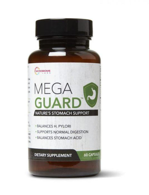 MegaGuard Nature's Stomach Support 60 Capsules Mircobiome Labs - VitaHeals.com