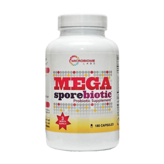 MegaSporeBiotic 180 Capsules - Mircobiome Labs - VitaHeals.com