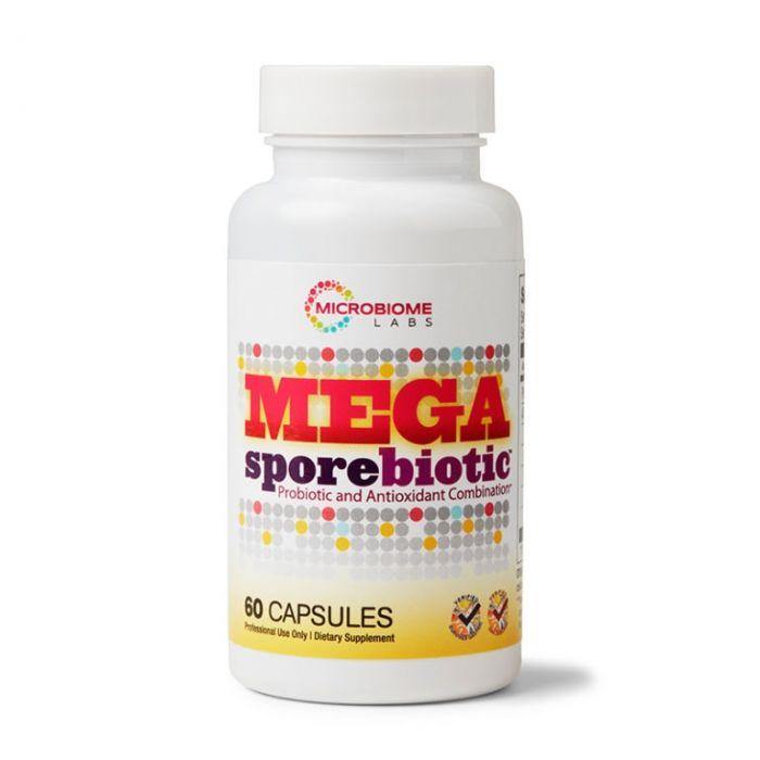 MegaSporeBiotic 60 Capsules - Mircobiome Labs - VitaHeals.com