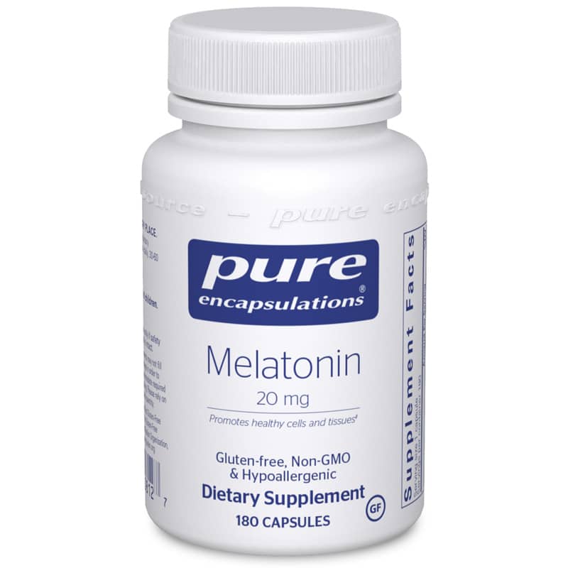 Pure Encapsulations Melatonin 20 Mg 180 Capsules