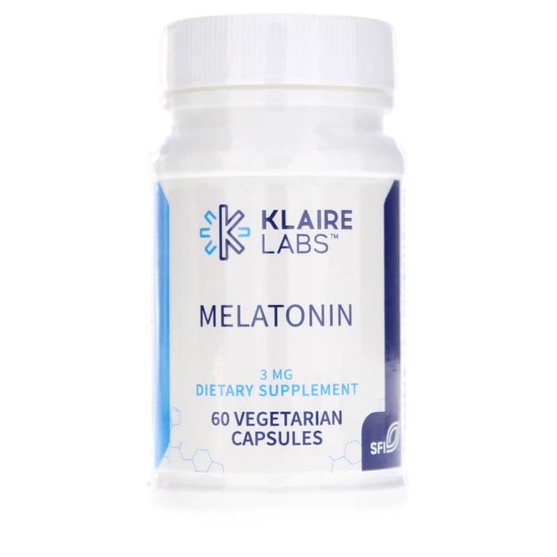 Klaire Labs Melatonin 3 Mg 60 Veg Capsules