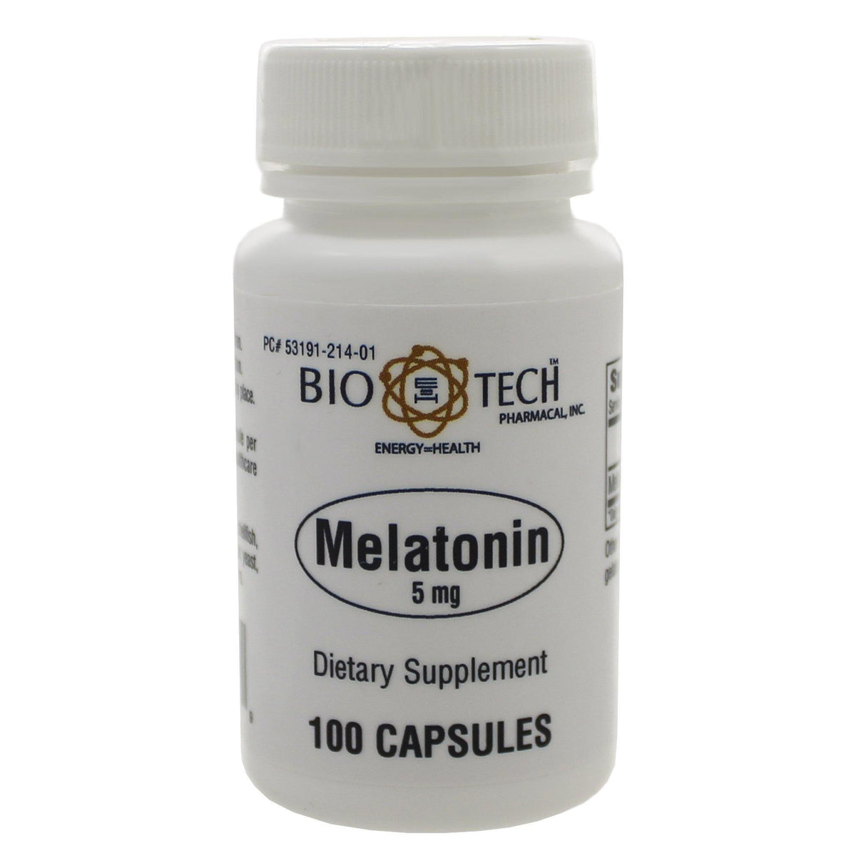 Bio-Tech Melatonin 5Mg 100 Capsules - VitaHeals.com