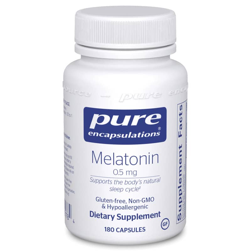 Pure Encapsulations Melatonin .5 Mg 180 Capsules