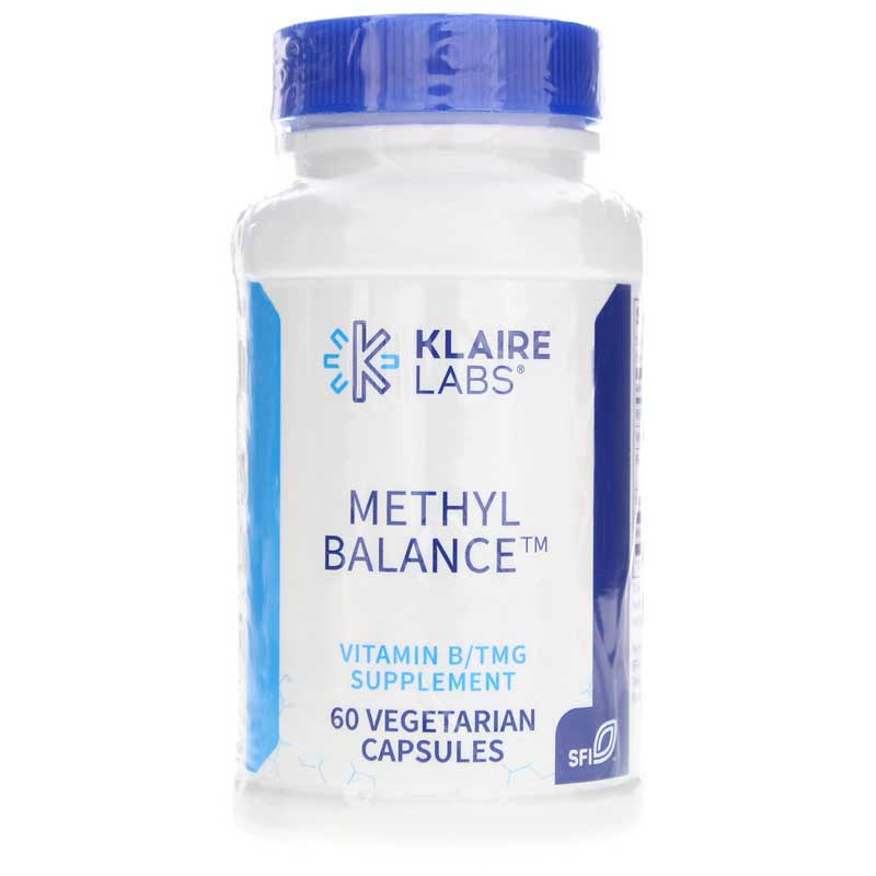 Klaire Labs Methyl Balance Vitamin B/TMG 60 Capsules