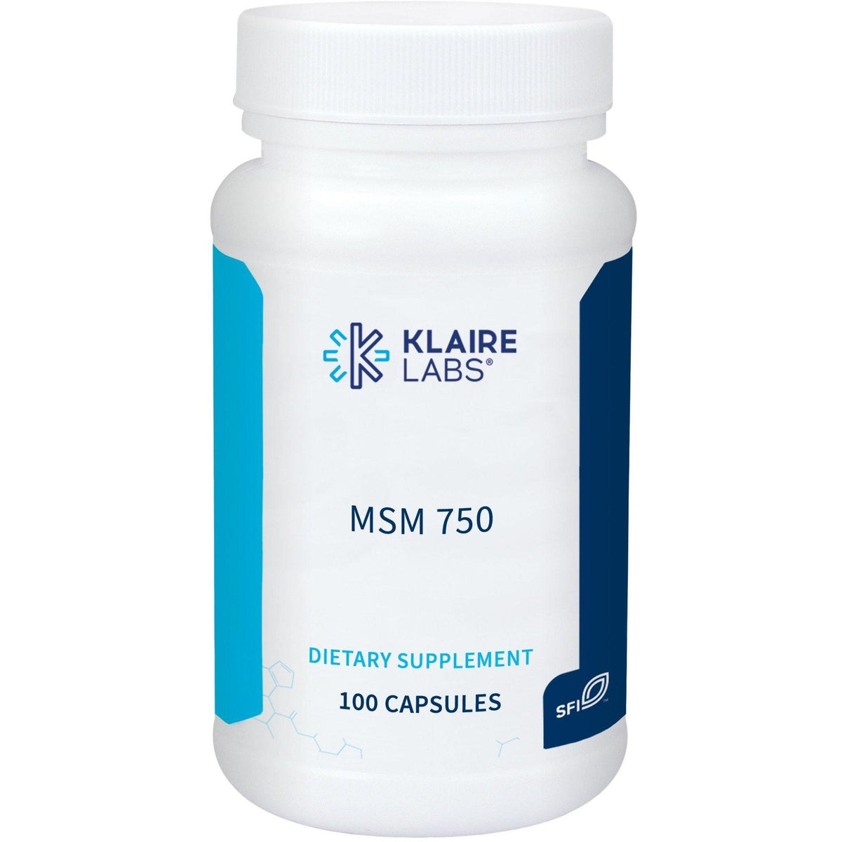 Klaire Labs Msm 750 100 Count - VitaHeals.com