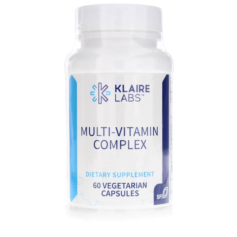 Klaire Labs Multi-Vitamin Complex 60 Veg Capsules