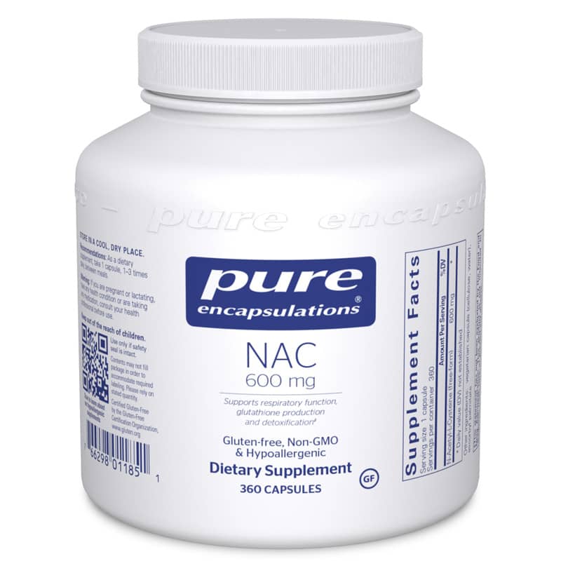 Pure Encapsulations NAC 600 Mg 90 Capsules