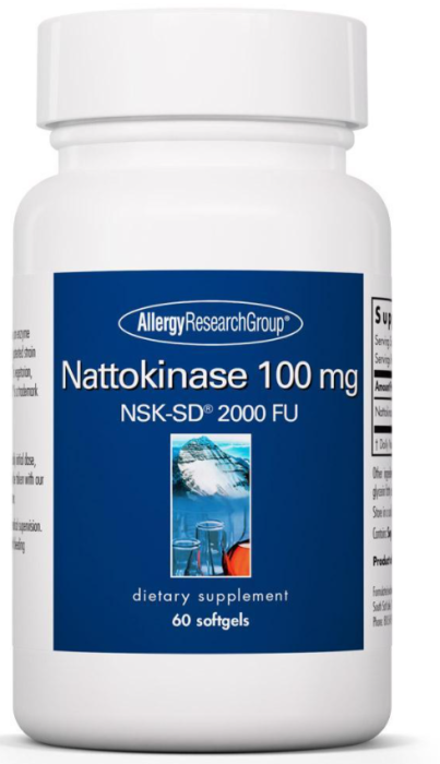 Allergy Research Group Nattokinase 180 Softgels