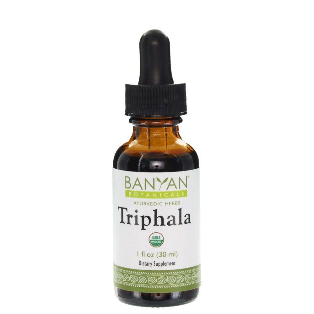 Banyan Botanicals Triphala Liquid Extract, Organic 1 Oz 3 Pack - VitaHeals.com