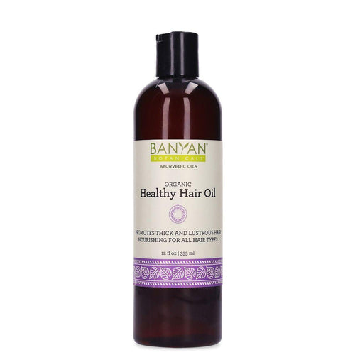 Banyan Botanicals Healthy Hair Oil 12 Oz - VitaHeals.com