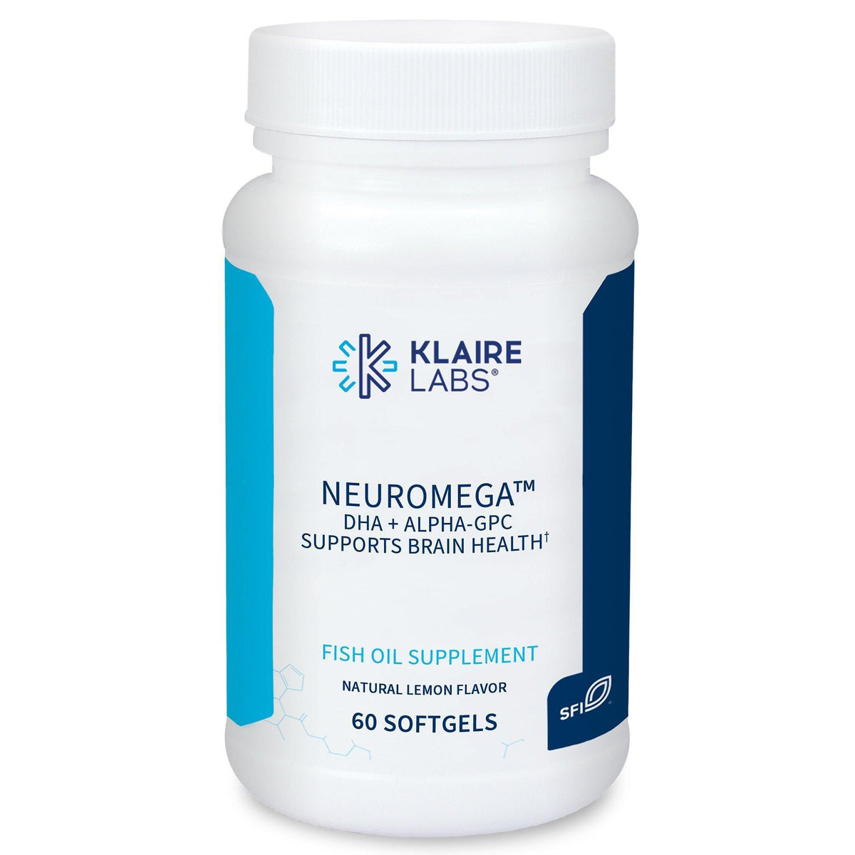 Klaire Labs Neuromega 60 Softgels 2 Pack - VitaHeals.com