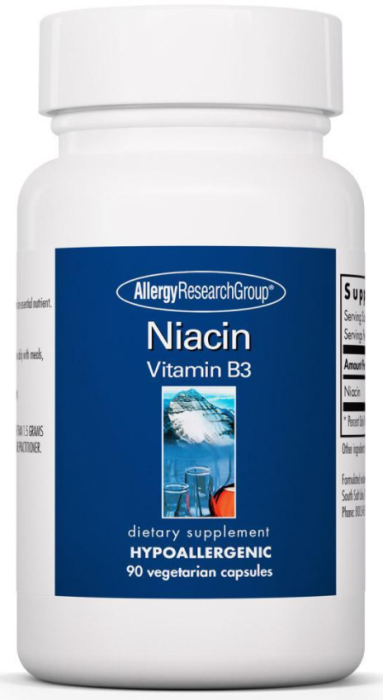 Allergy Research Group Niacin (B3) 90 Capsules