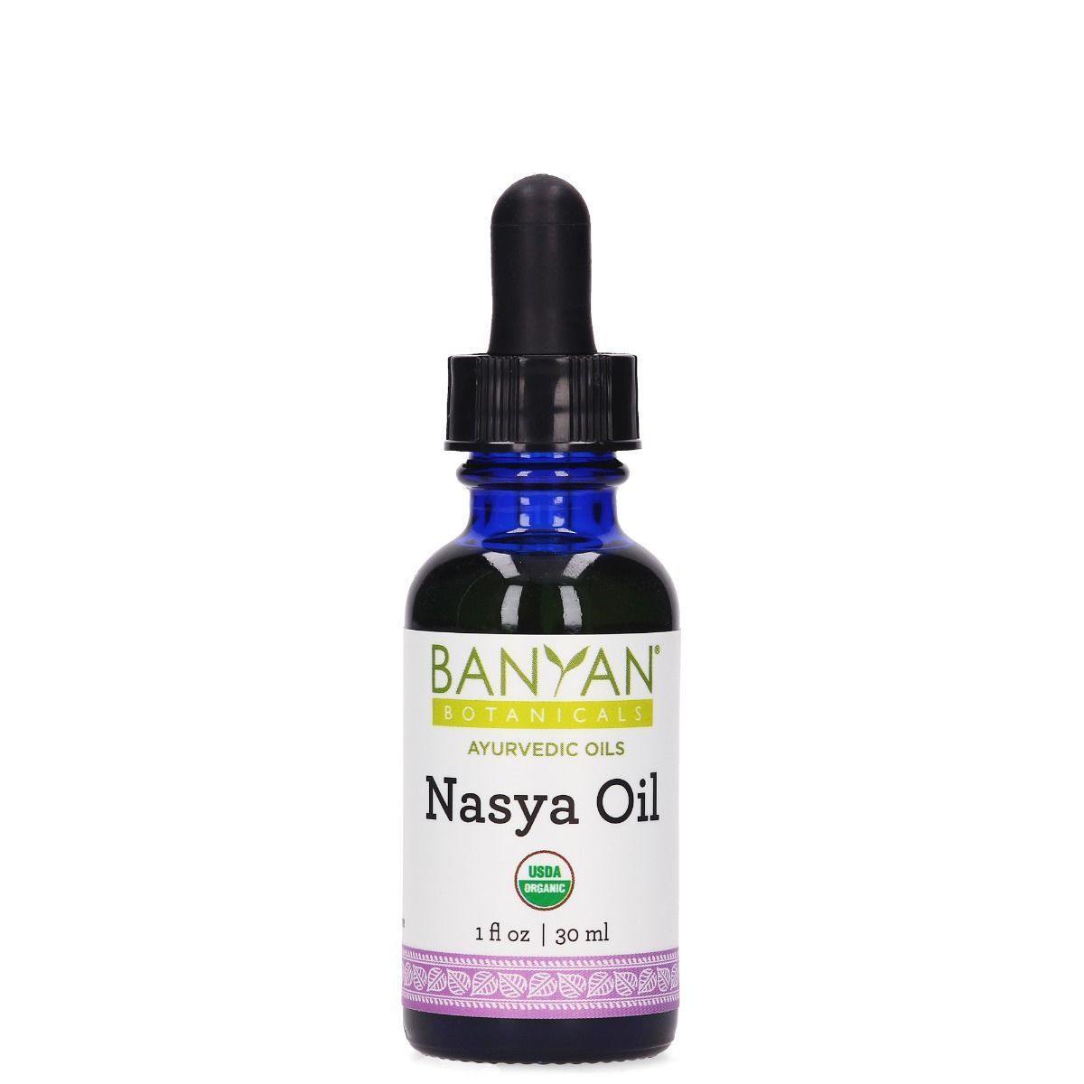 Banyan Botanicals Nasya Oil, Organic 1 Oz 3 Pack - VitaHeals.com