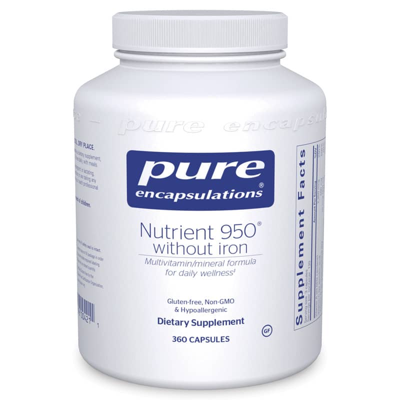 Pure Encapsulations Nutrient 950 without iron 360 Capsules