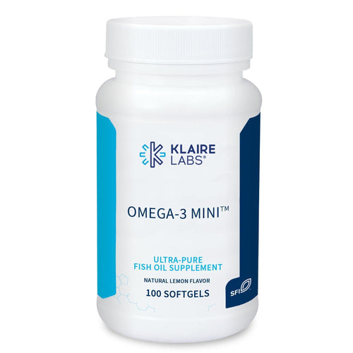 Klaire Labs Omega-3 Mini™ Fish Oil 100 Softgels 2 Pack - VitaHeals.com
