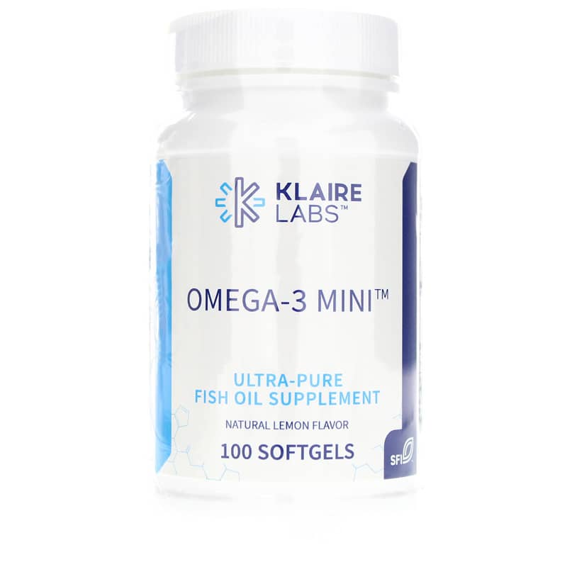 Klaire Labs Omega-3 Mini Ultra-Pure Fish Oil